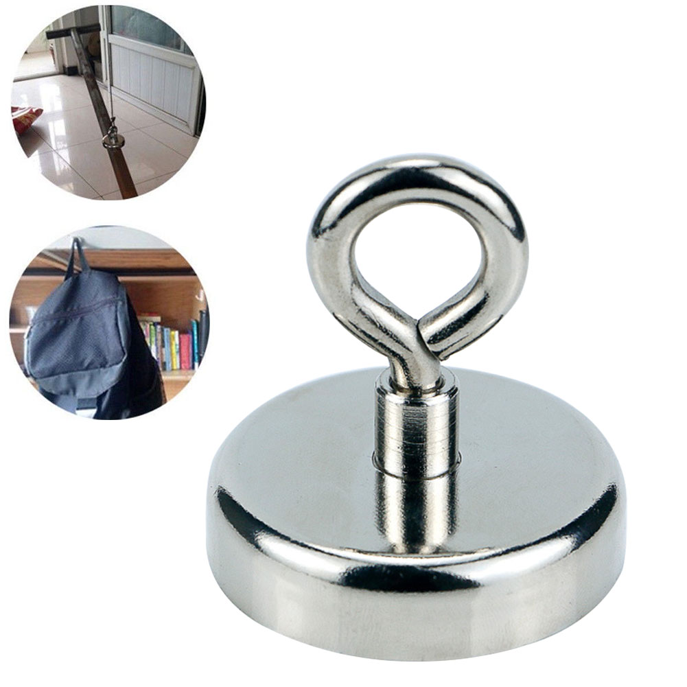 Magnet Eyebolt Round Neodymium Powerful Force Durable River Fishing Super Strong