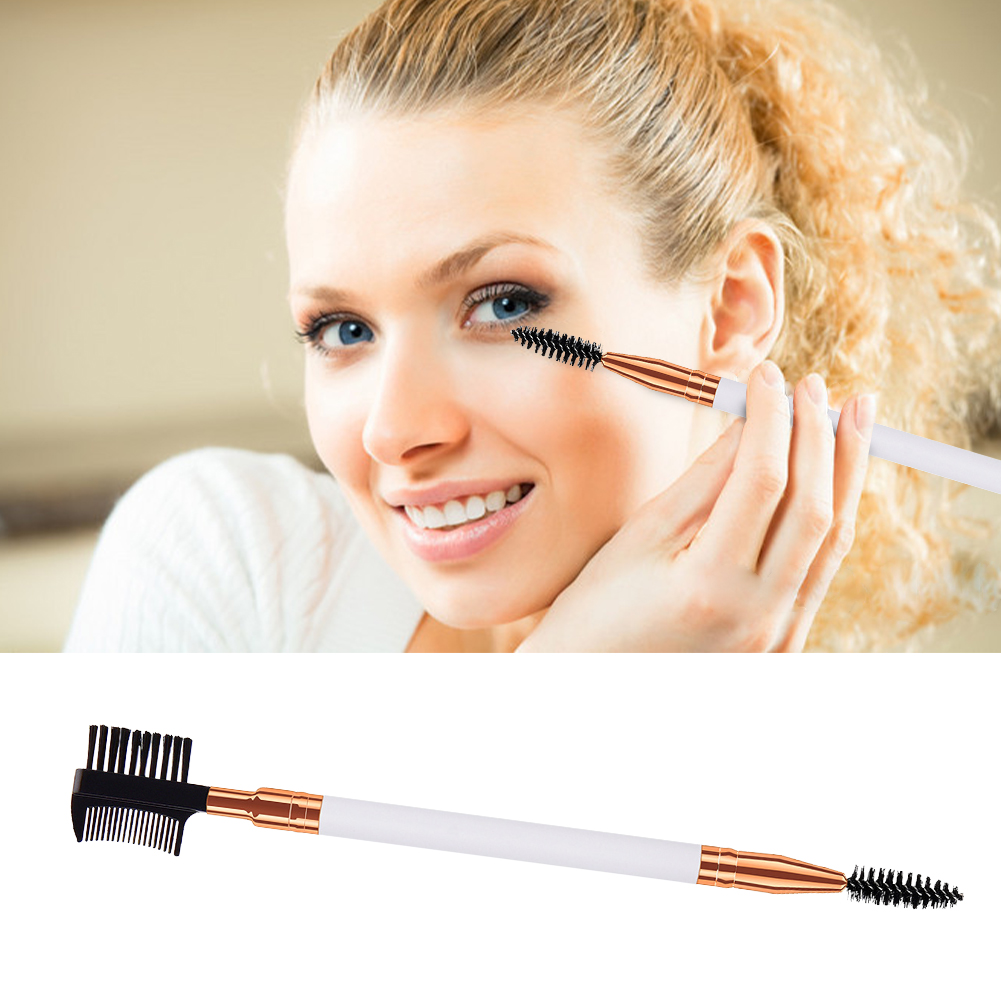 For Women Portable Double Ended Reusable Eyelash Brush Home Travel ...