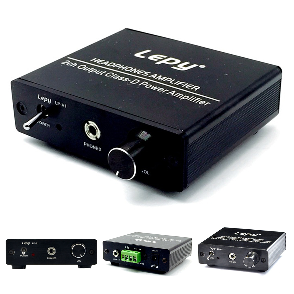 Mini Audio HIFI Headphone Amplifier Amp Portable 3.5mm Stereo Earphone Amplifier