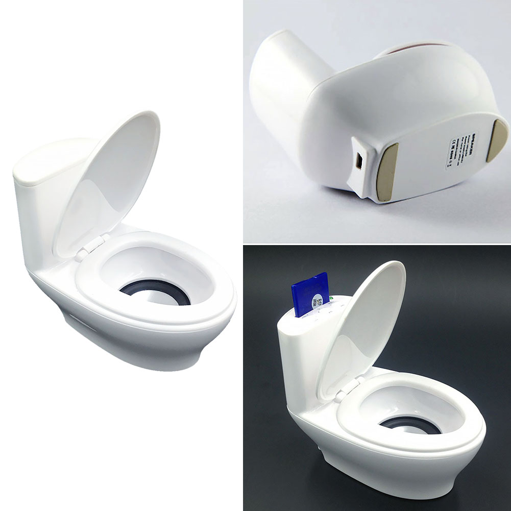 Toilet Shape Portable Durable Mini Loudspeaker BoxB Connect Easy To Use