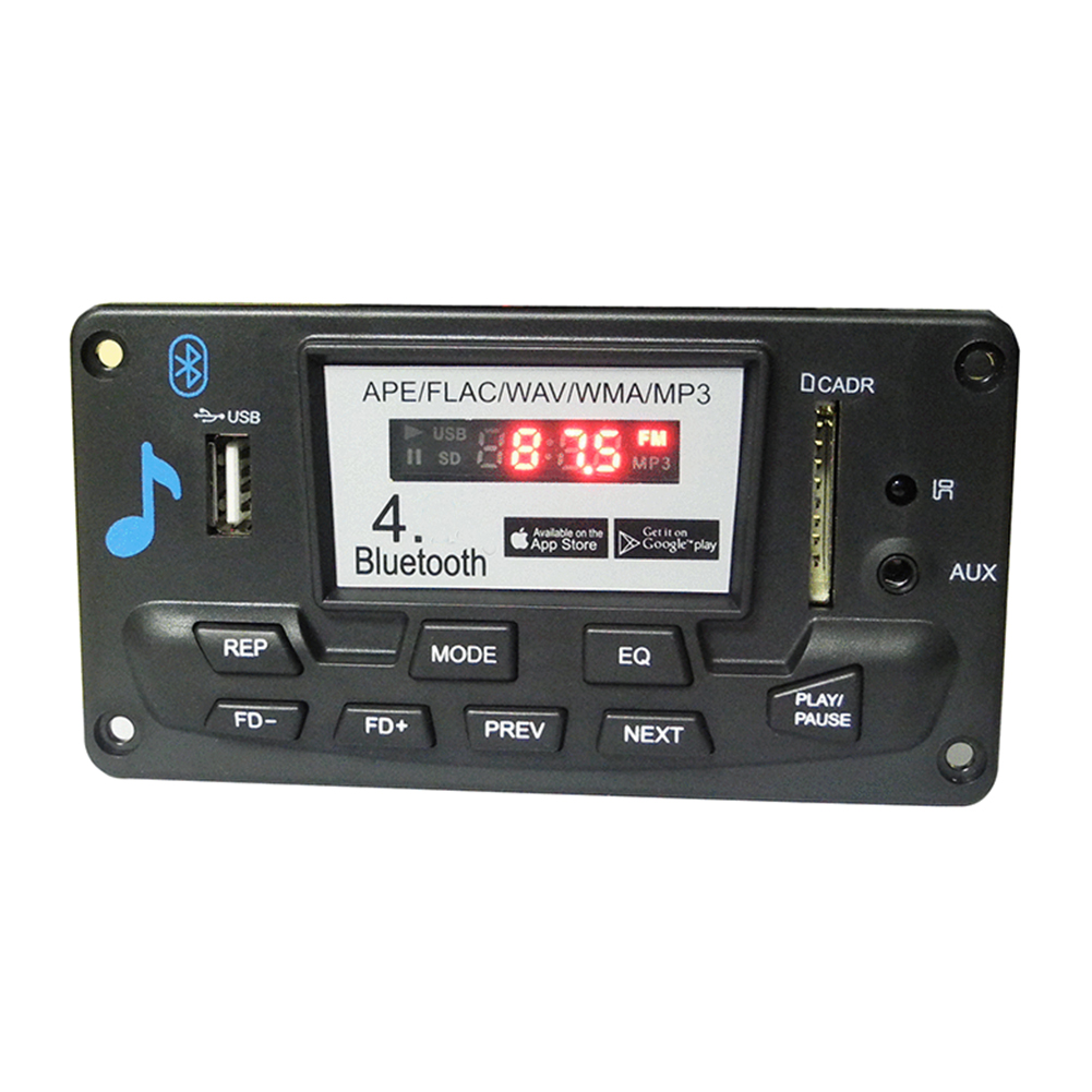 Professional WAV WMA Bluetooth 4.0 Car Interior Audio Receiver MP3 Decoder Board