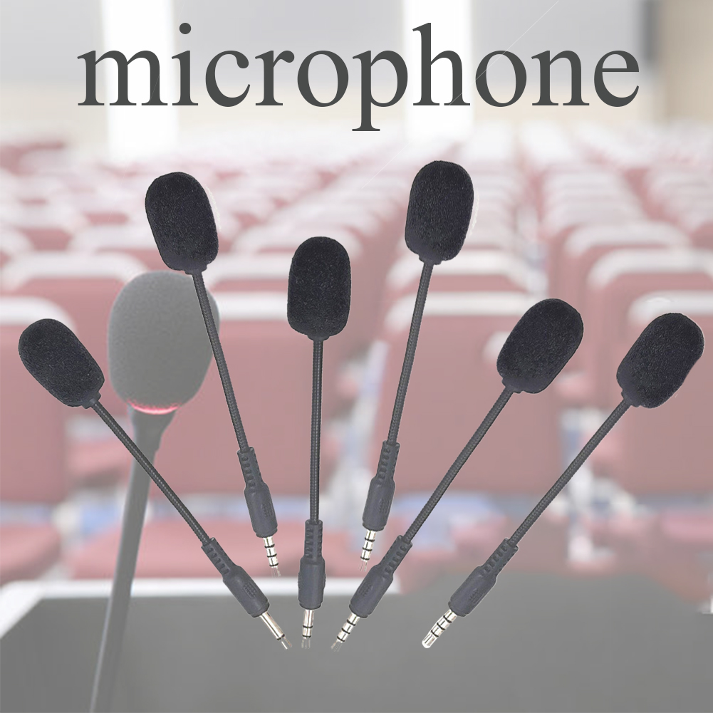 3.5mm Interview Microphone Direct Plug Speech Goose Neck Easy Apply Sensitive