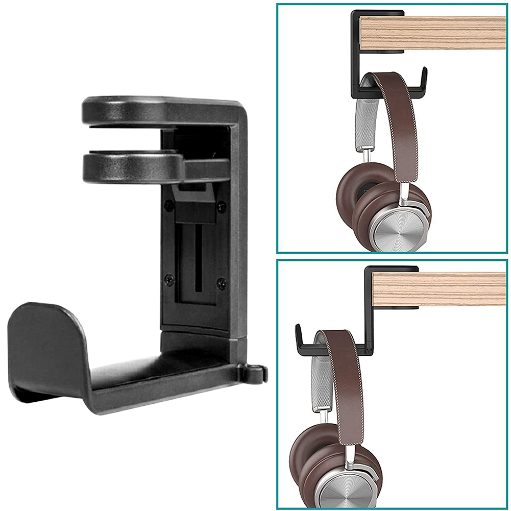 Adjustable Clamp Desk Mount Gaming Headset 360 Degree Rotation Headphone Stand