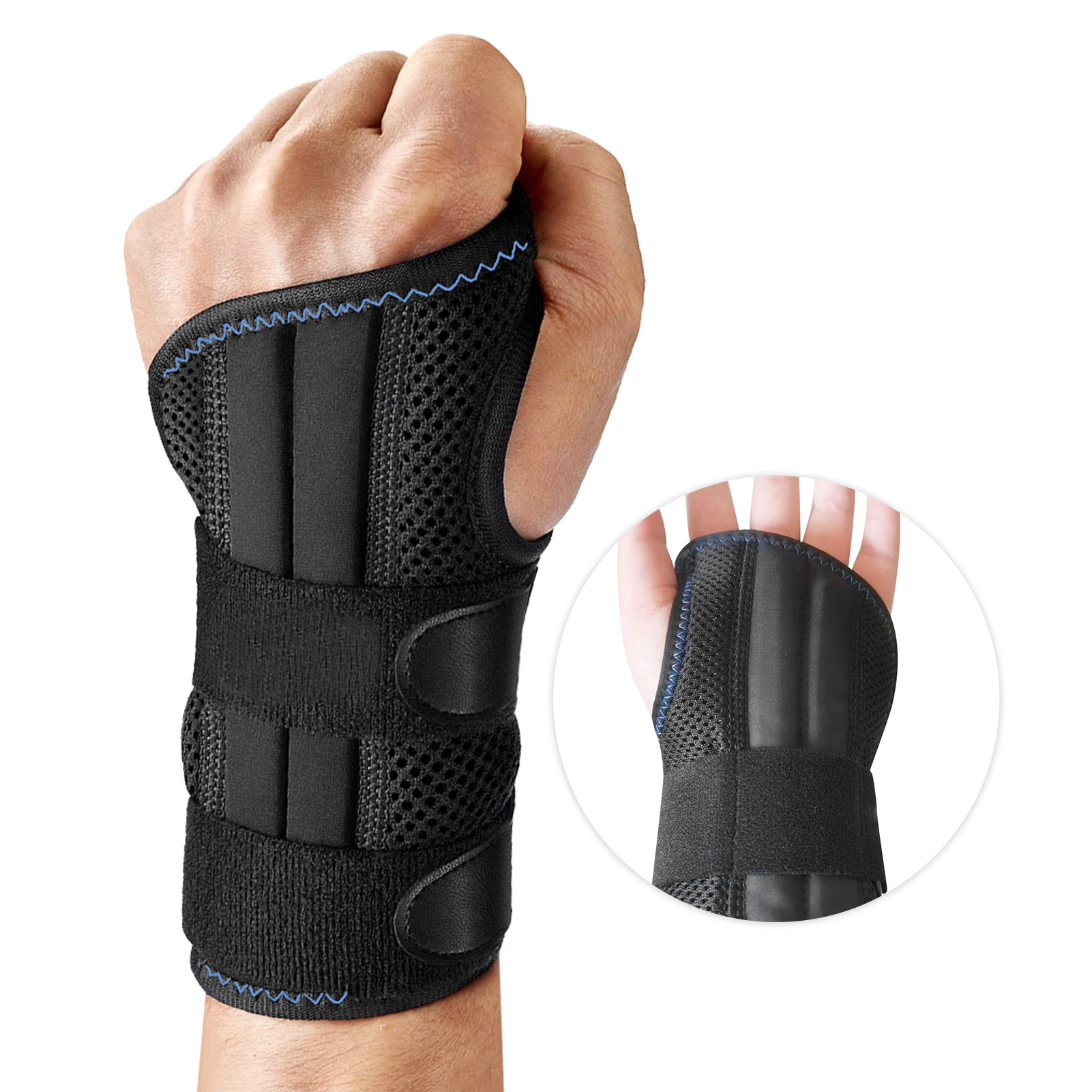 SPRAINED TYPING INJURIES Recovery Left Hand Wrist Brace Carpal Tunnel