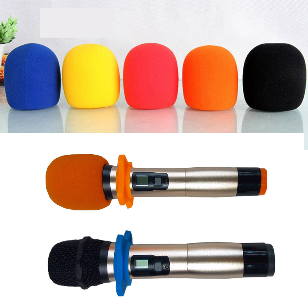 5pcs/set Portable Practical Replacement Outdoor Windproof Foam Microphone Cover