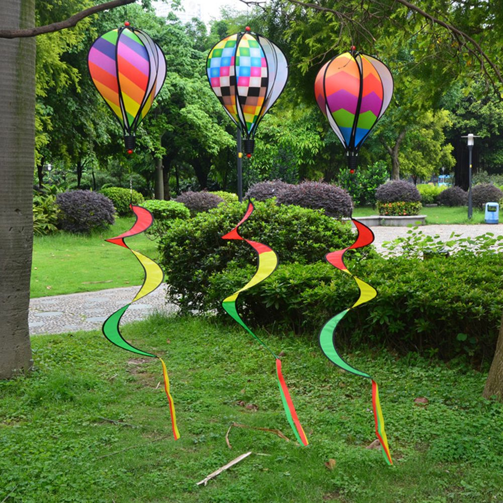 1PC-Windsock-For-Children-Random-Color-Hot-Air-Balloon-Rainbow-Toy-Wind-Spinner