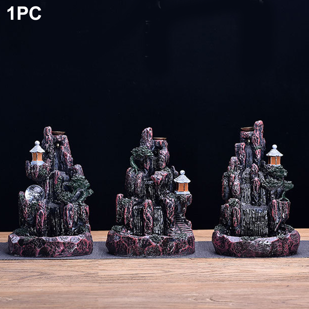 New Incense Burner Mountain River Waterfall Decoration Fragrance
