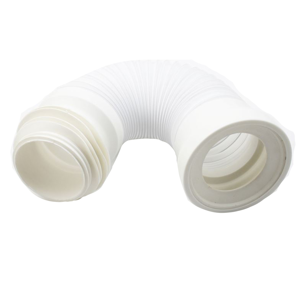 Yirepny Raccord universel d'égout pour la plomberie, tuyau de vidange  flexible et durable, pour cuvette de toilettes, siphon en P, blanc