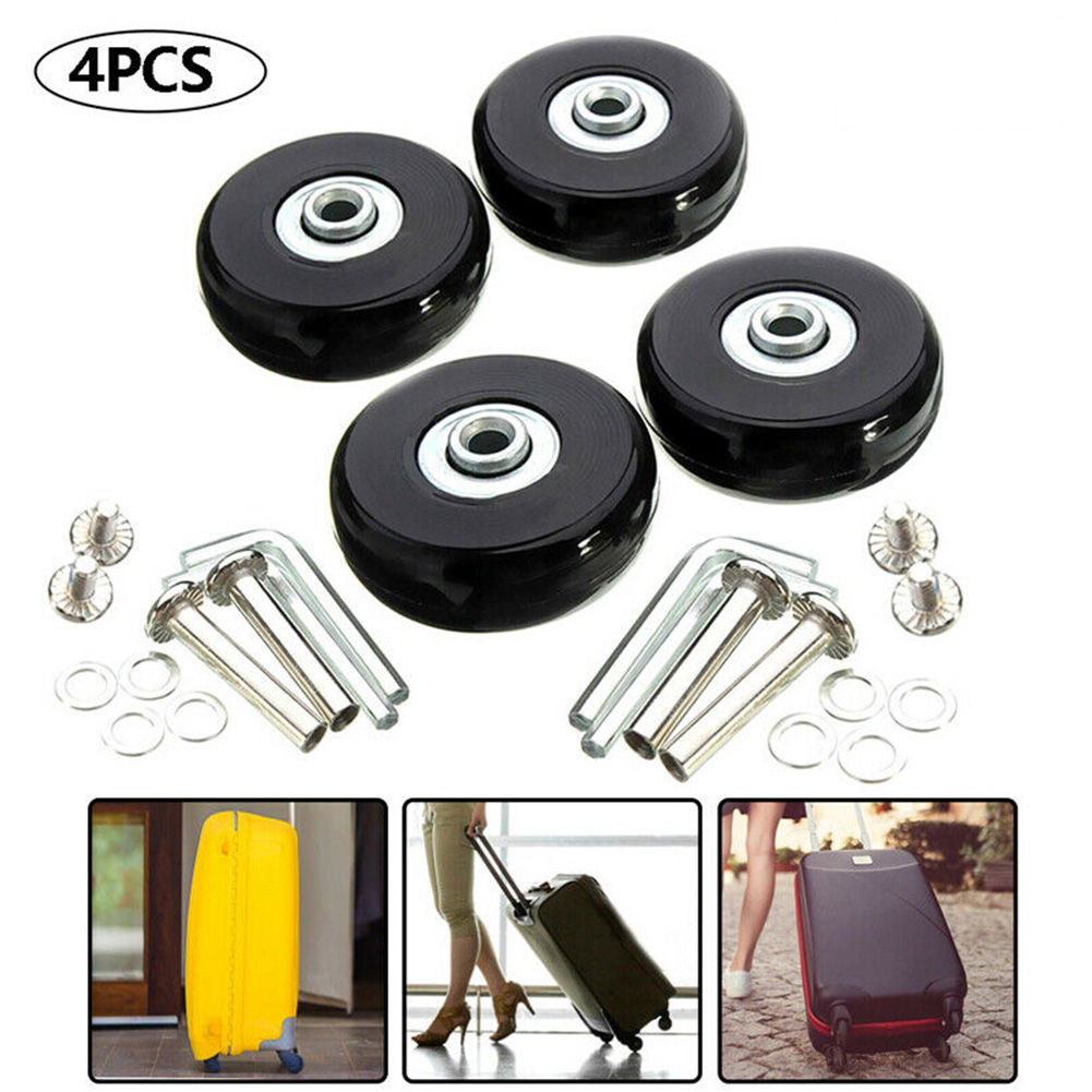 50/60mm Luggage Suitcase Replacement Wheels Axles Rubber Repair OD - $17.27
