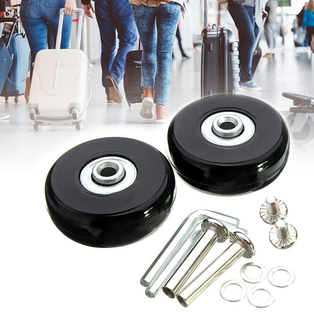 50/60mm Luggage Suitcase Replacement Wheels Axles Rubber Repair OD - $17.27