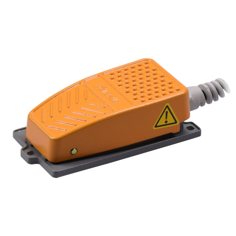 Aluminum case uxcell® EN-1 SPDT 2NO 2NC Industrial Electric Momentary Power Foot Pedal Switch 