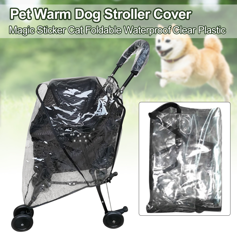 Dustproof Dog Cover Pet Warm Foldable Waterproof Clear Portable