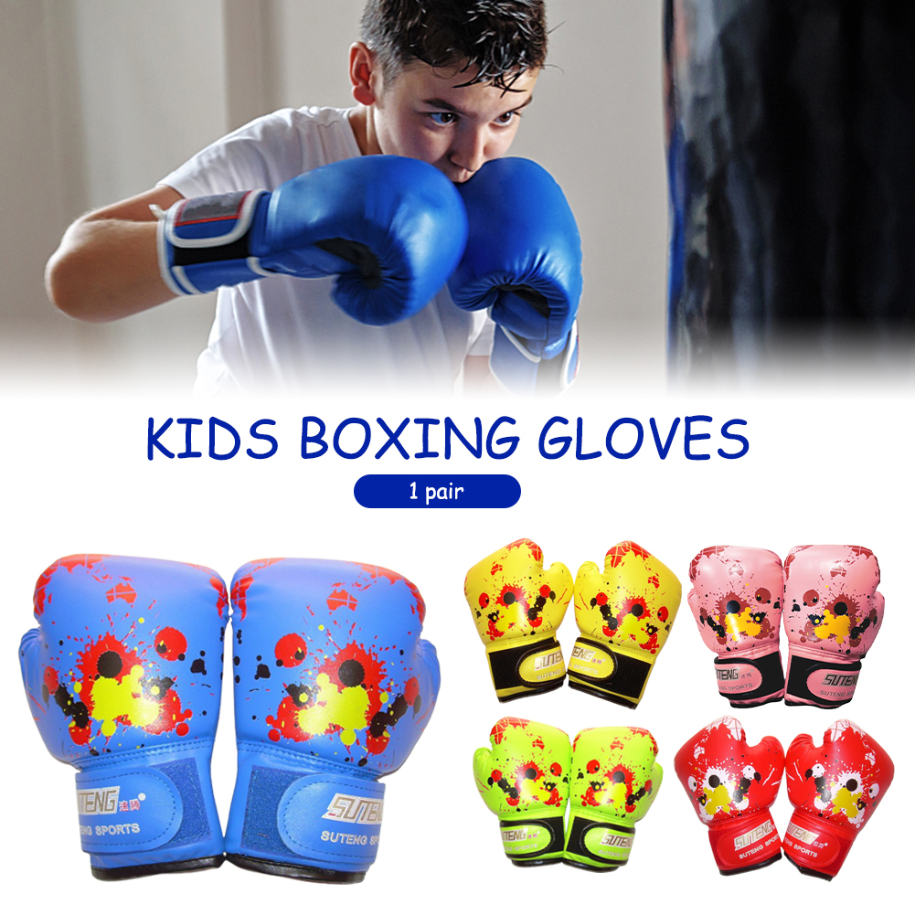 Fight Mitts Baby Punch Boxing Gloves Training Sparring Kids Children