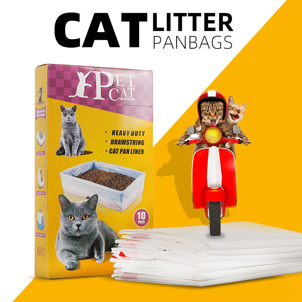 cat-litter-box-liners-with-drawstrings-scratch-resistant-bags-ebay