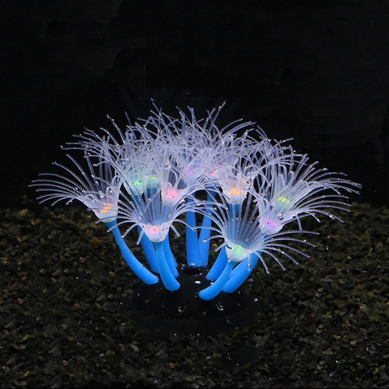 Simulation Landscape Fake Artificial Coral Fish Tank Decor Soft For Aquarium US
