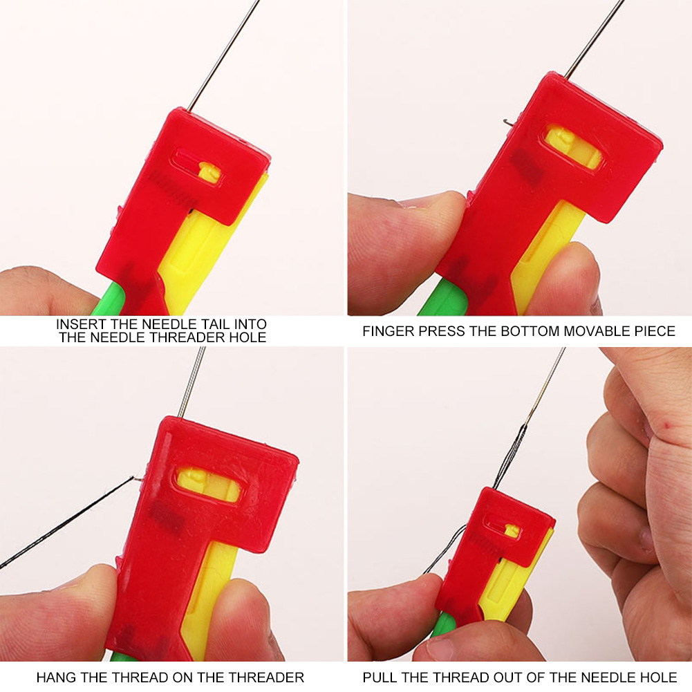 3pcs Colorful Automatic Needle Threader Hand Stitching Threading Tool ...
