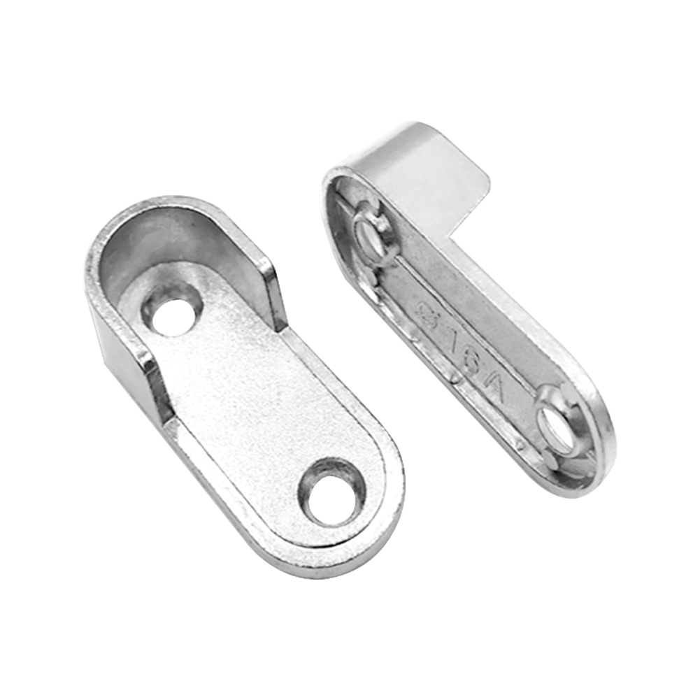 Ganci J Per Asta Armadio In Lega Di Zinco - Regolabili 360° Per Tubi, Cucina, Bagno (Diametro 22.5mm, 2 Stili)