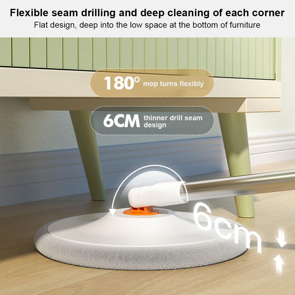 self wash spin mop