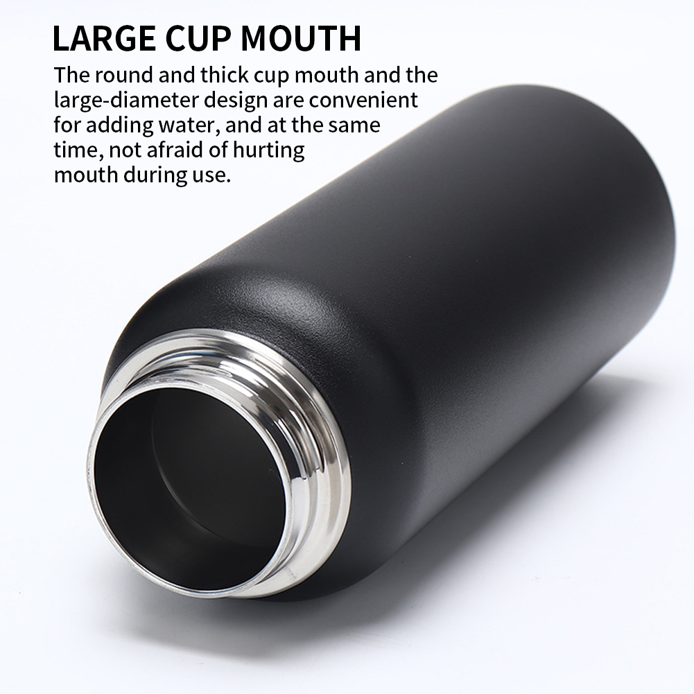 Sports Gym Work Stainless Steel 1000ml Vacuum Insulated Water Bottle Double Wall