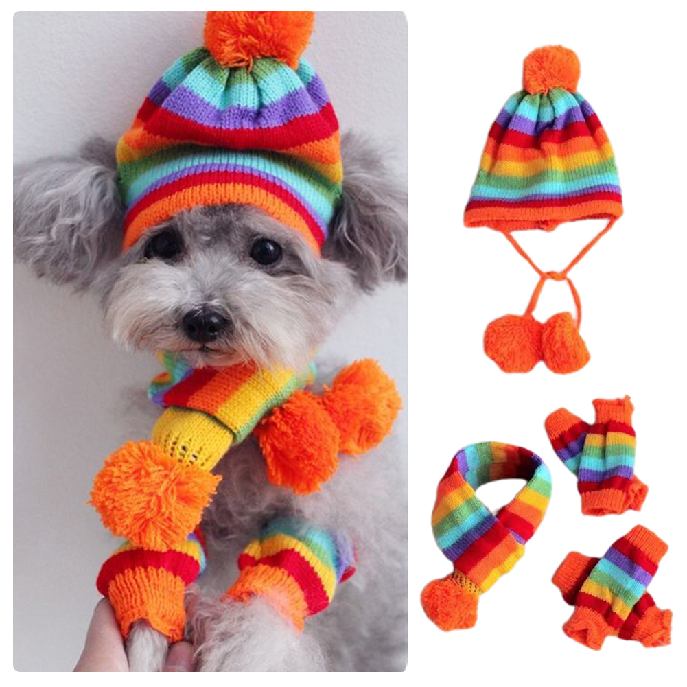 Hat and scarf set for deals dogs