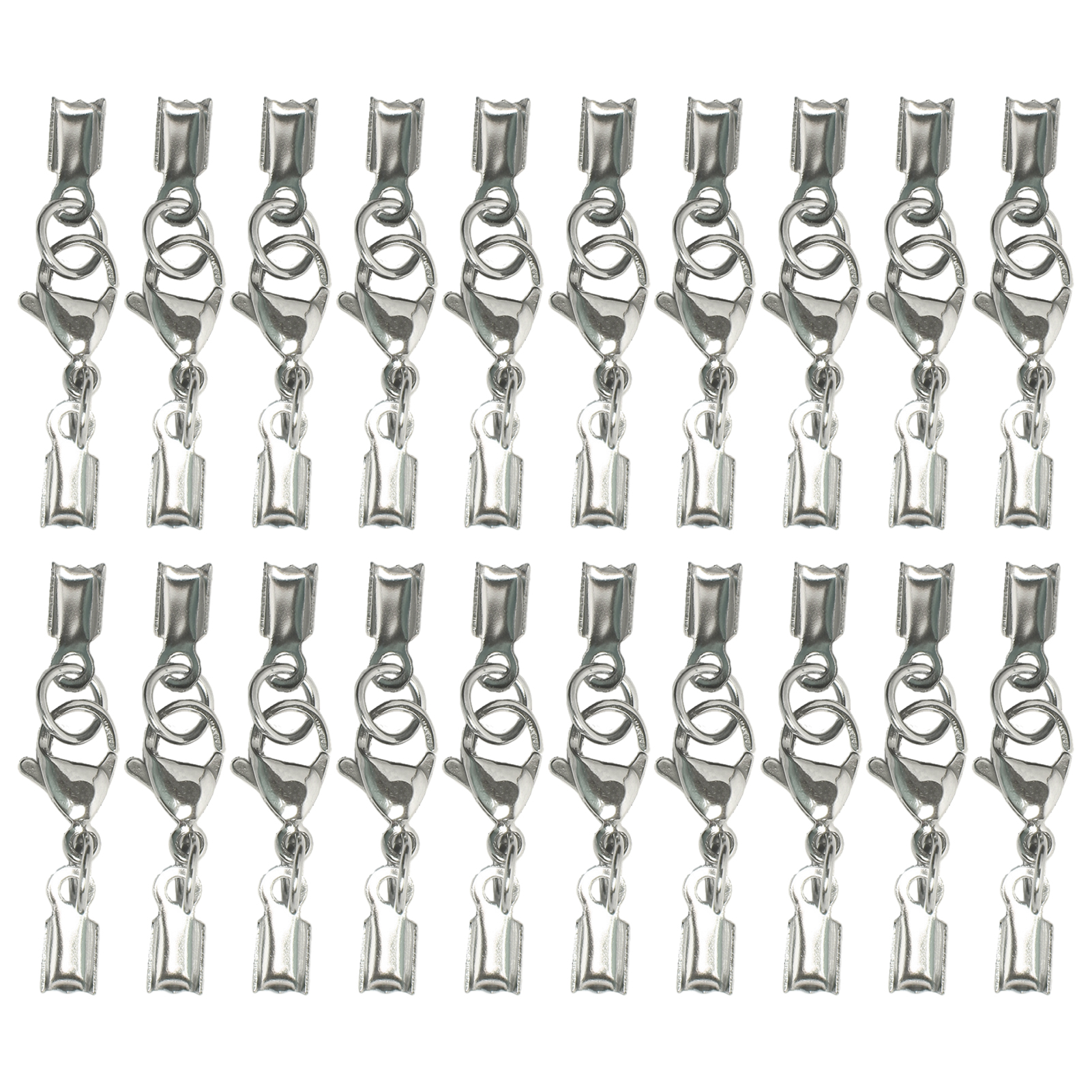 20pcs Small Sturdy Stainless Steel For Jewelry Making Lobster Clasp 20pcs-small-sturdy-stainless-steel-for-jewelry-making-lobster-clasp