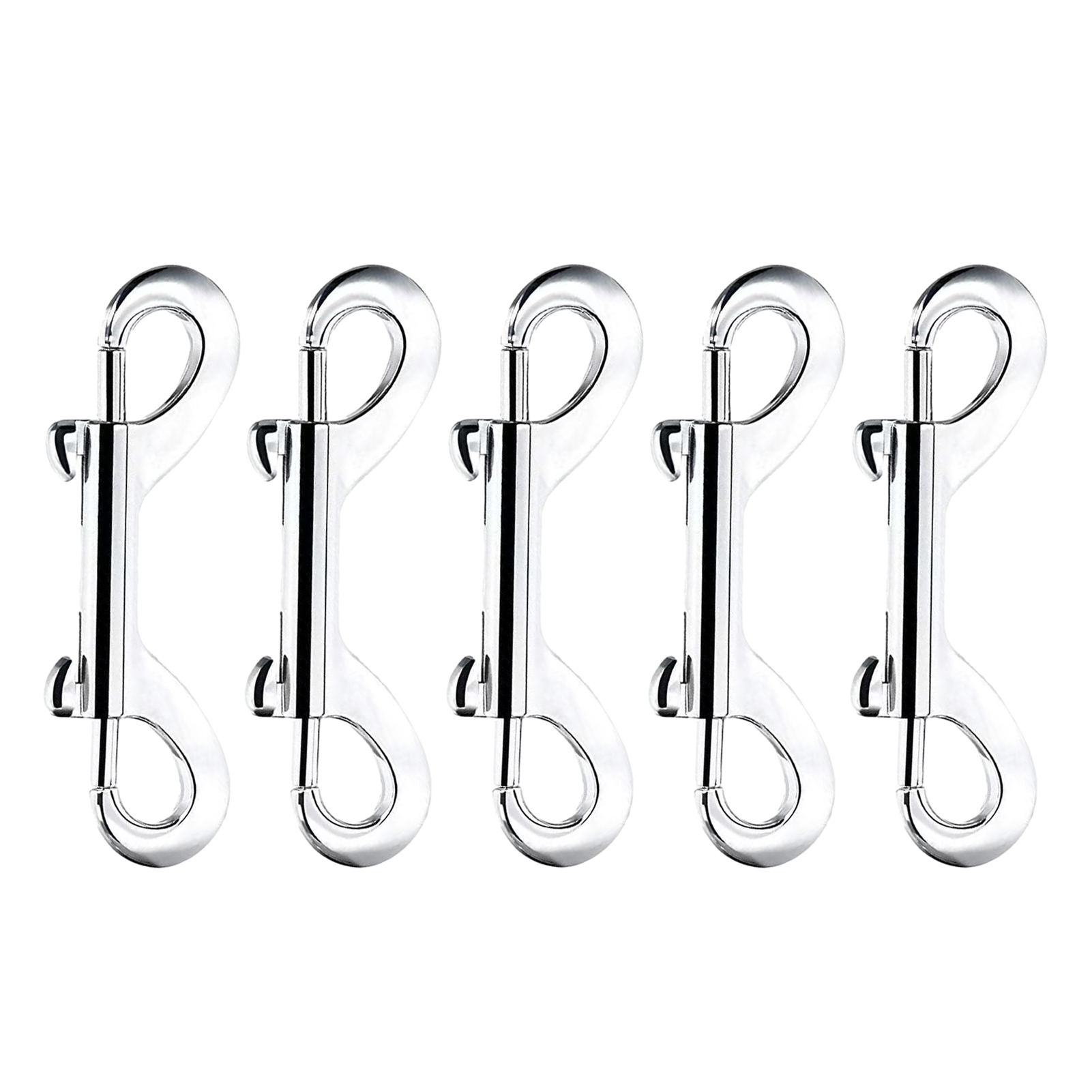 5pcs Bolt Snap Hook Double Ended Zinc Alloy Outdoor Convenient Buckets 5pcs-bolt-snap-hook-double-ended-zinc-alloy-outdoor-convenient-buckets