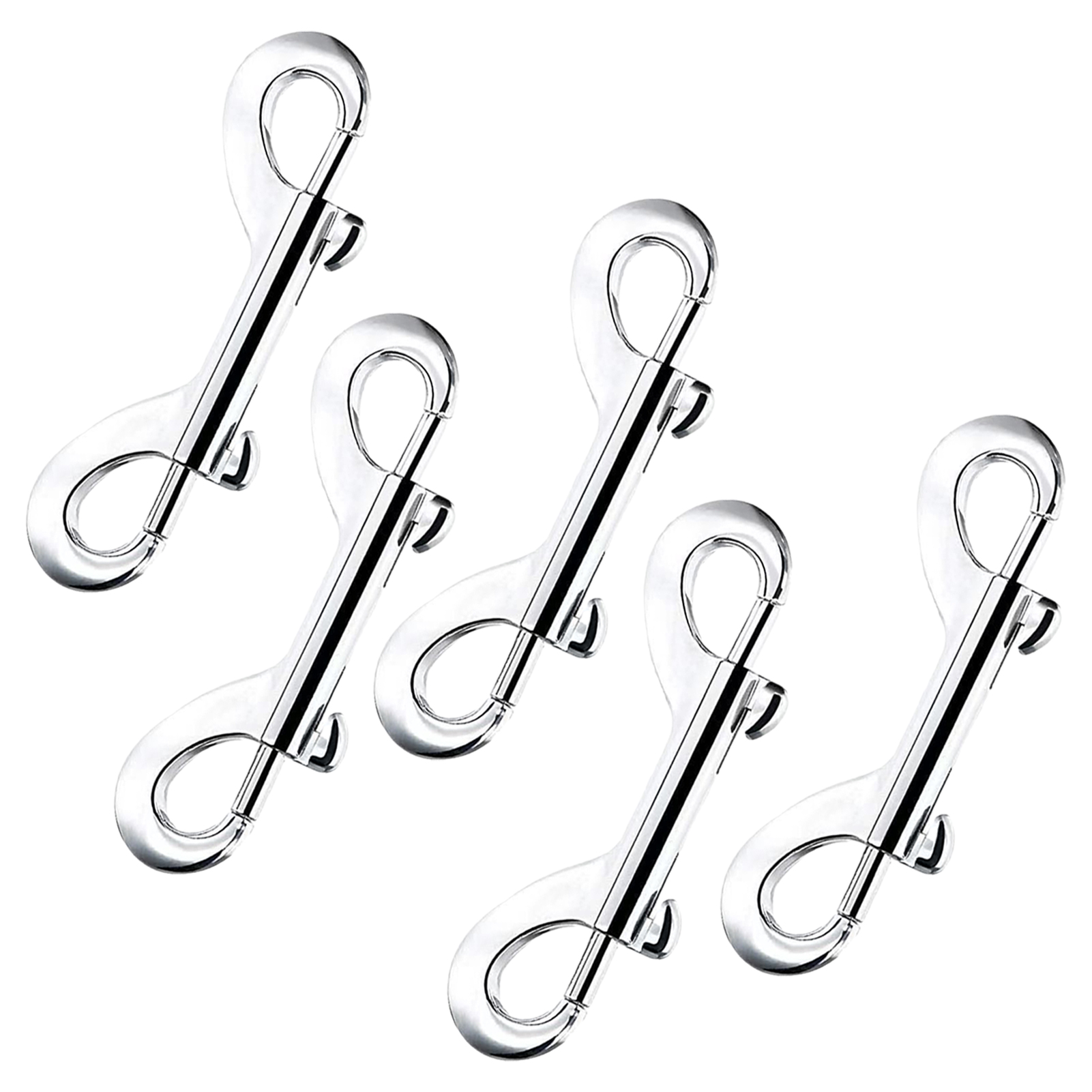 5pcs Bolt Snap Hook Reliable Zinc Alloy Double Ended Practical 5pcs-bolt-snap-hook-reliable-zinc-alloy-double-ended-practical