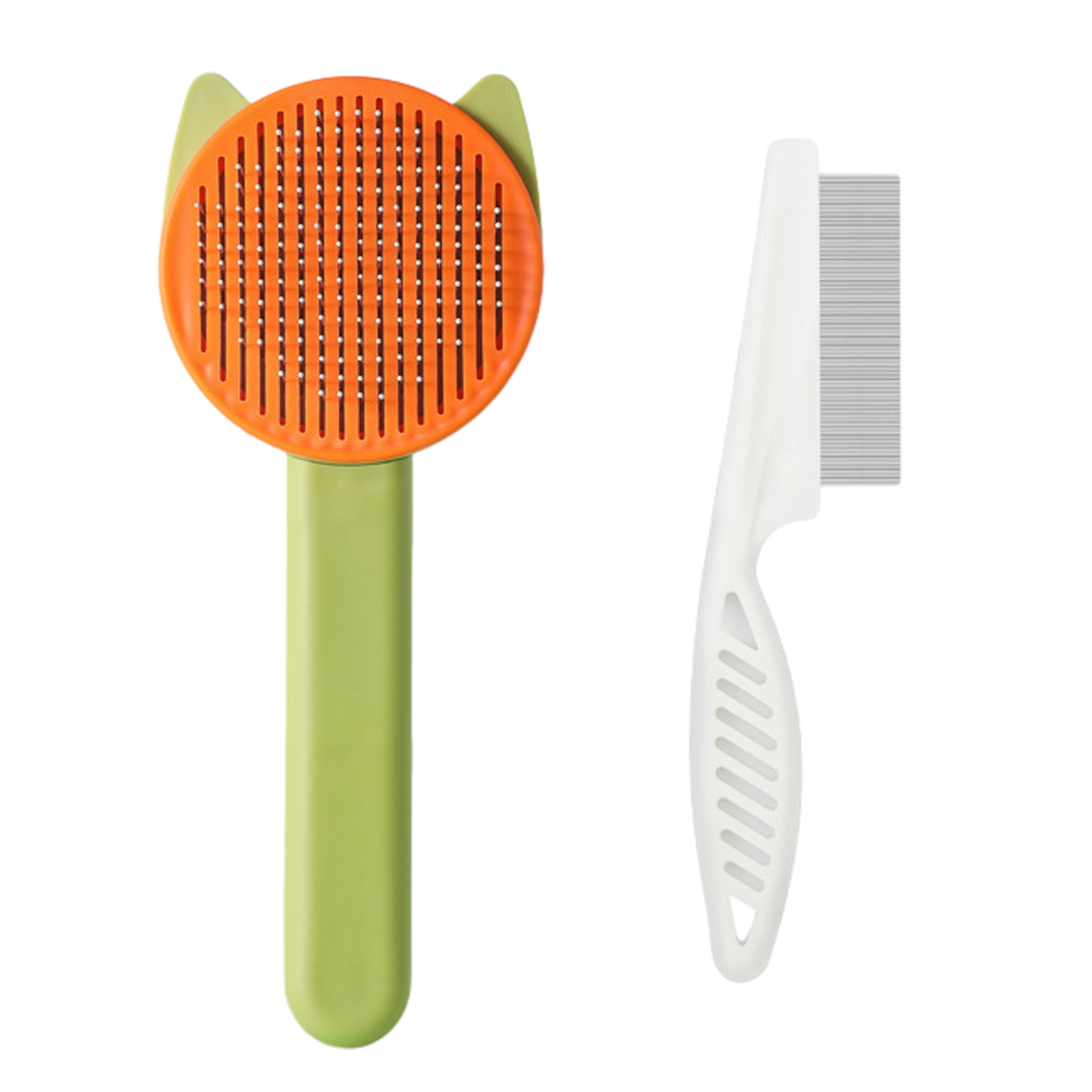 Flea Comb For Cat Dog, 4 PCS Flea Removal Lice Combs Fine Tooth Comb Grooming Set Remove Float Hair Tear Marks Tick Removal Tool