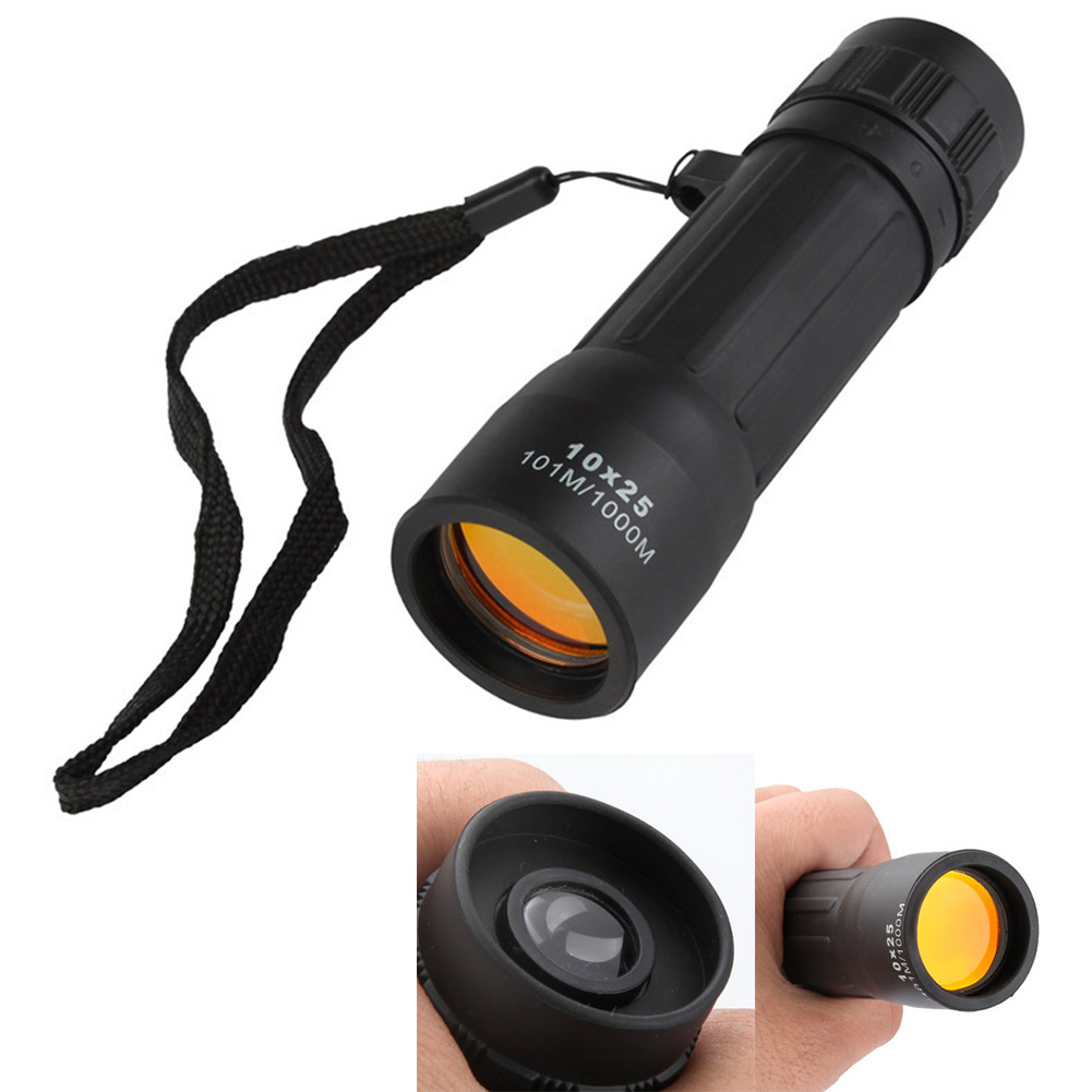 10X25 Travel Accessories Magnification DIY Hiking Compact Durable Mini Monoscope