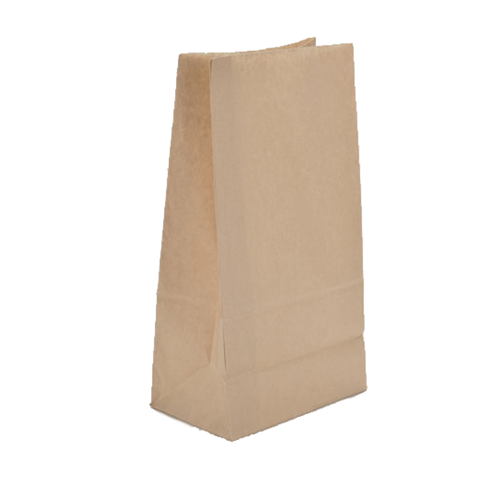 10 pcs brown kraft strung paper bags food sandwich grocery fruit veg bag image 6
