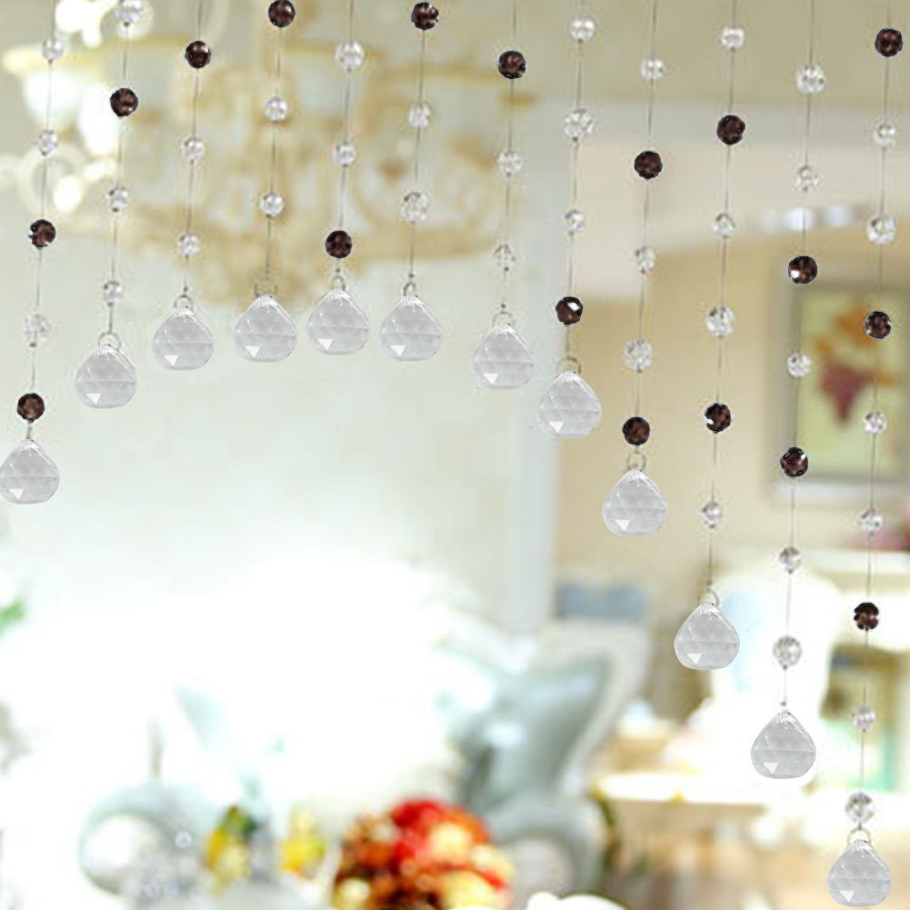 thumbnail 15  - 1m/string For DIY Restaurant Home Use Backdrop Hanging Decoration Curtain Bead