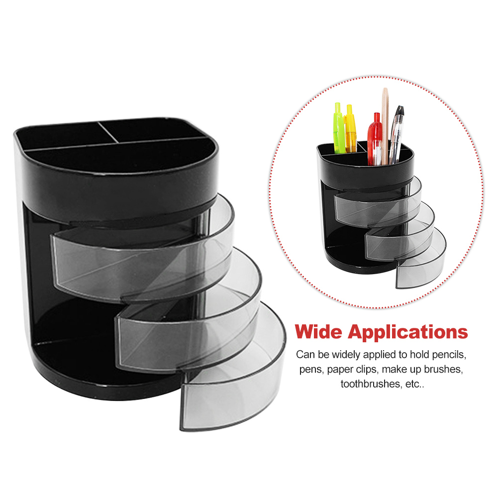 Multifunction Durable Home Office Pen Holder Stationery Storage Desk Organizer