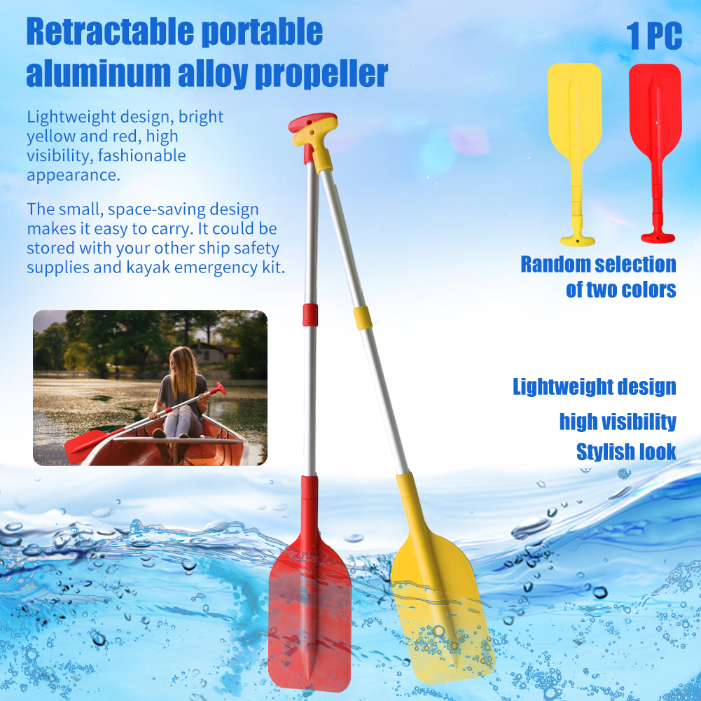 Aluminum Alloy Water Sports Boat Paddle Kayak Accessories Telescopic Portable