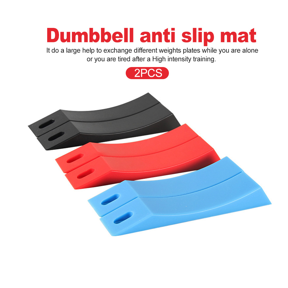 1pair Effortless Loading Home Gym Fitness Silicone Barbell Plates ...