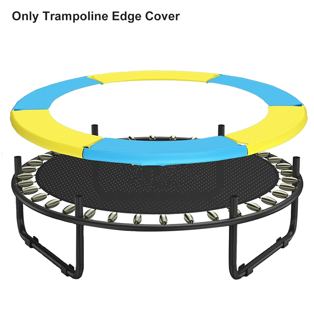 Large Trampoline 59.06inch Round Kids Enclosure Net Pad Rebounder