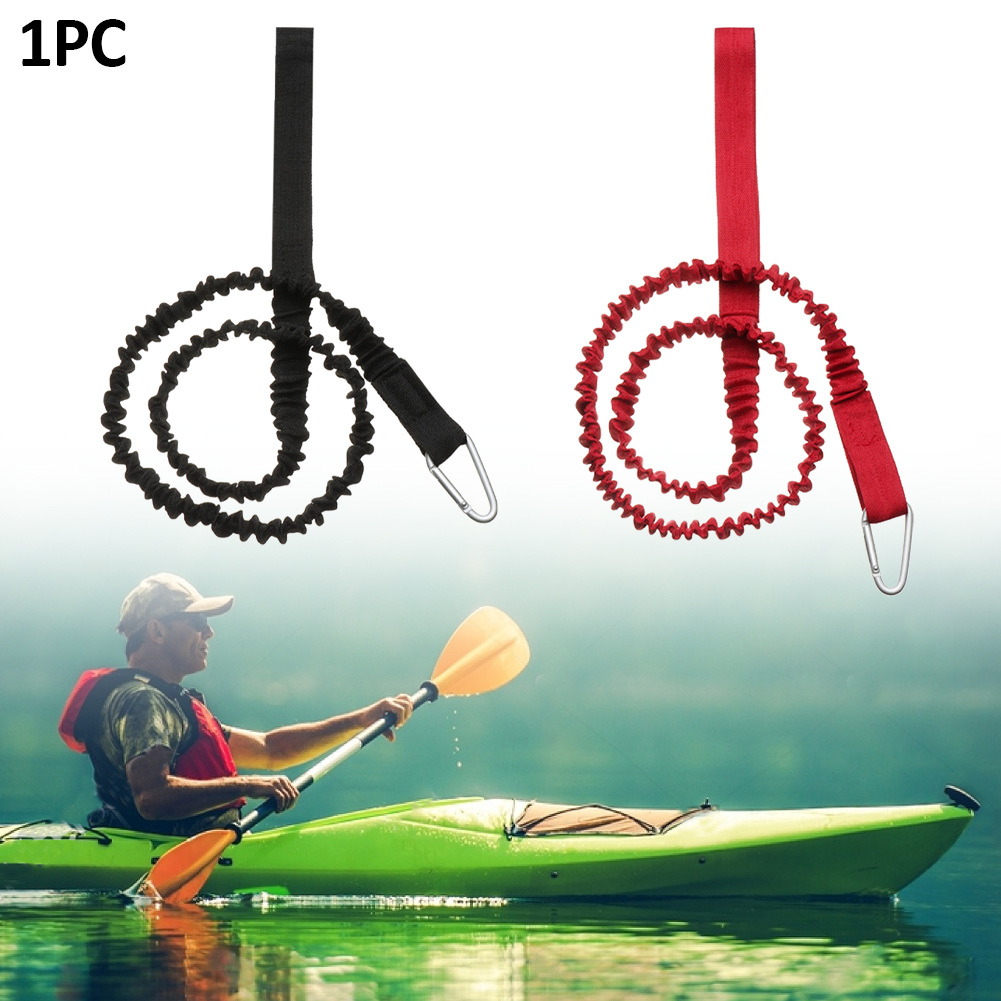 Floating Paddle Leash Kayak Fishing Rod With Snap Hook Accessories