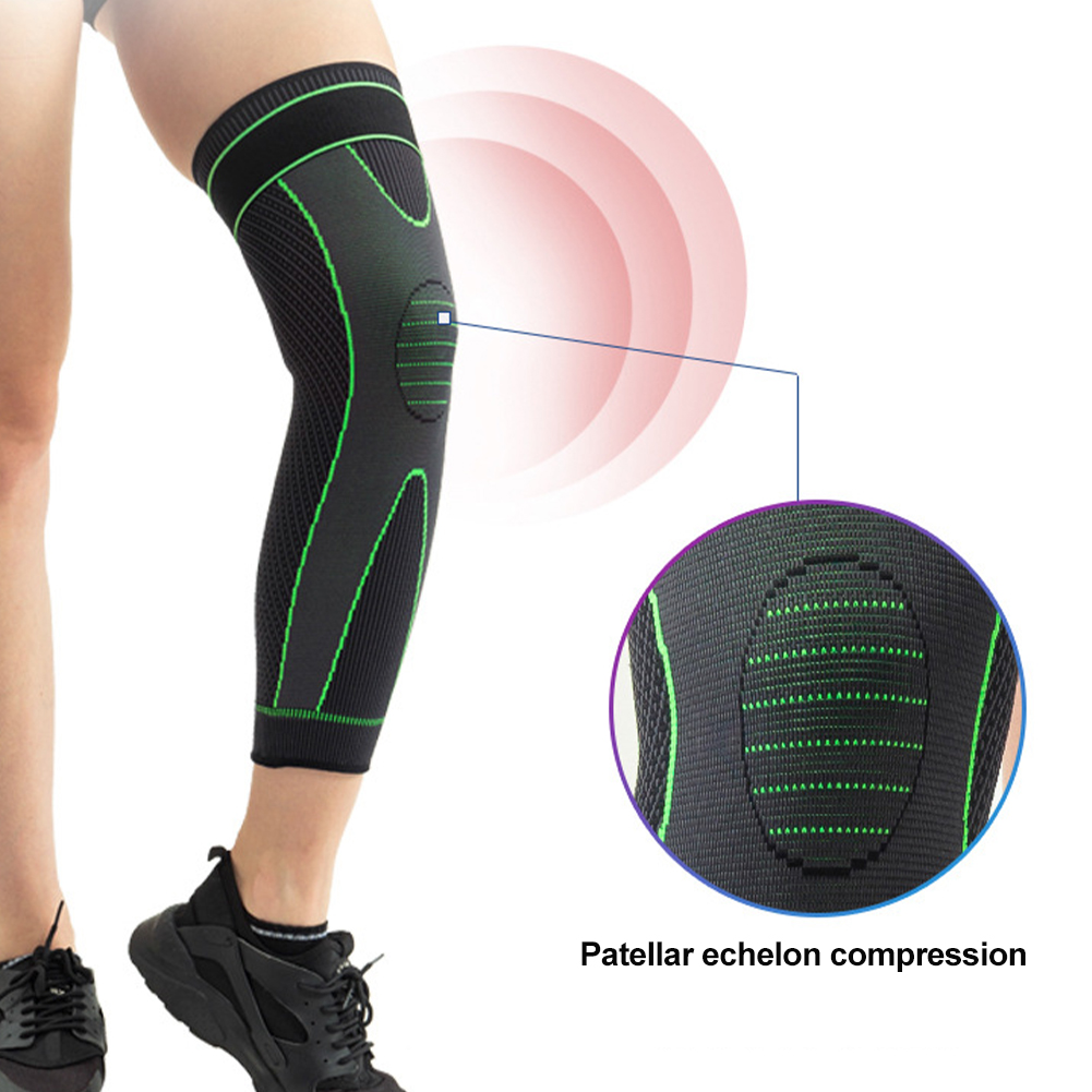 Full Leg Sleeves Long Compression Knee Sleeves for Man Women