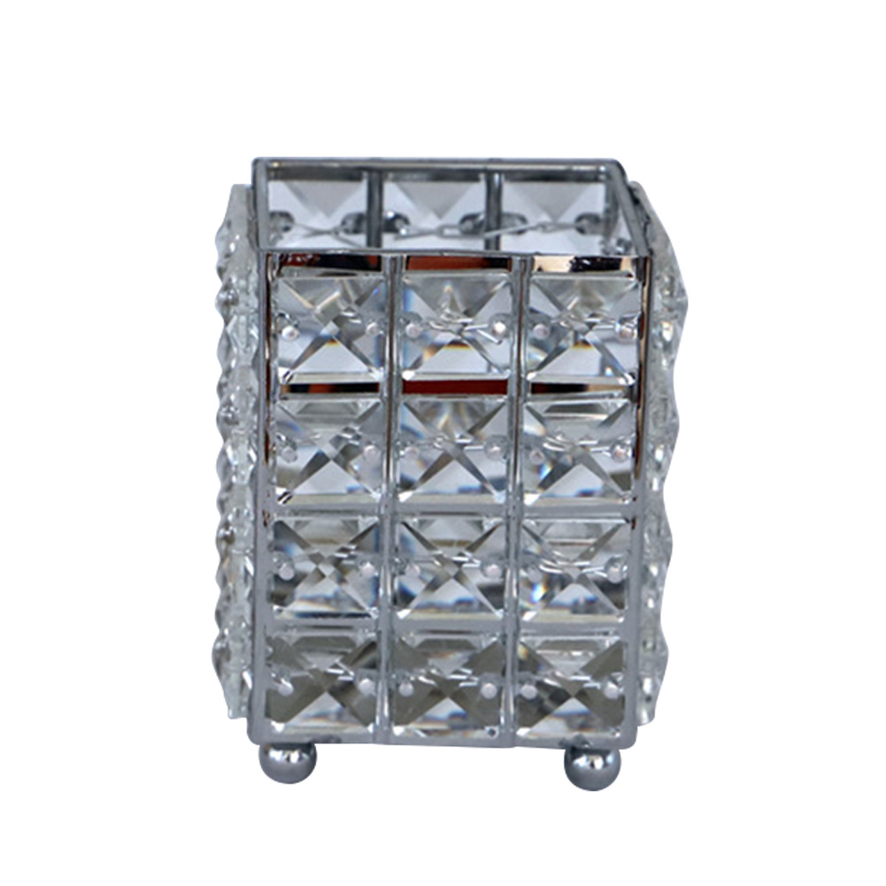 Crystal Makeup Brush Holder Pen Pencil Holder Storage Organizer Display Case 24 Crystal Makeup Brush Holder Pen Pencil Holder Storage Organizer Display Case 24