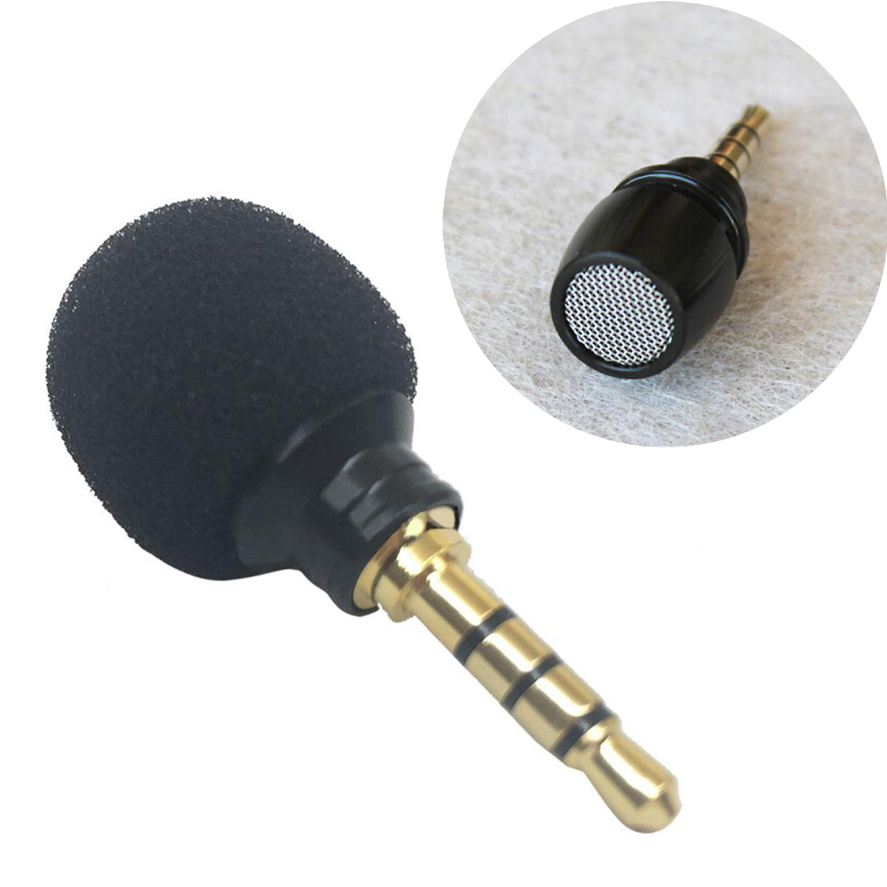 Mini Karaoke Condenser Wireless 3.5mm Small Microphone Mic For Mobile Phone