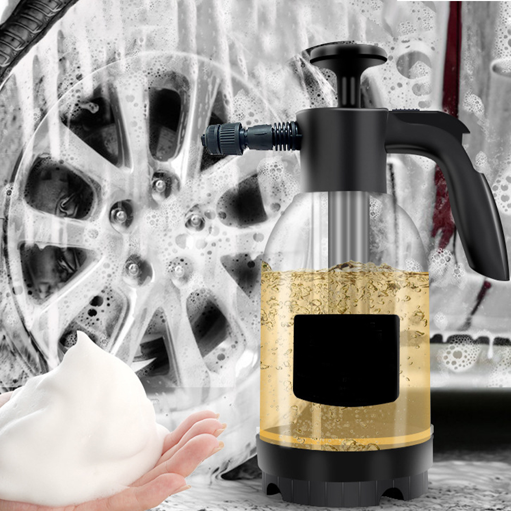 2L Air Pressure Watering Can Car Wash Foam Sprayer Handheld Hand Pump  Practical