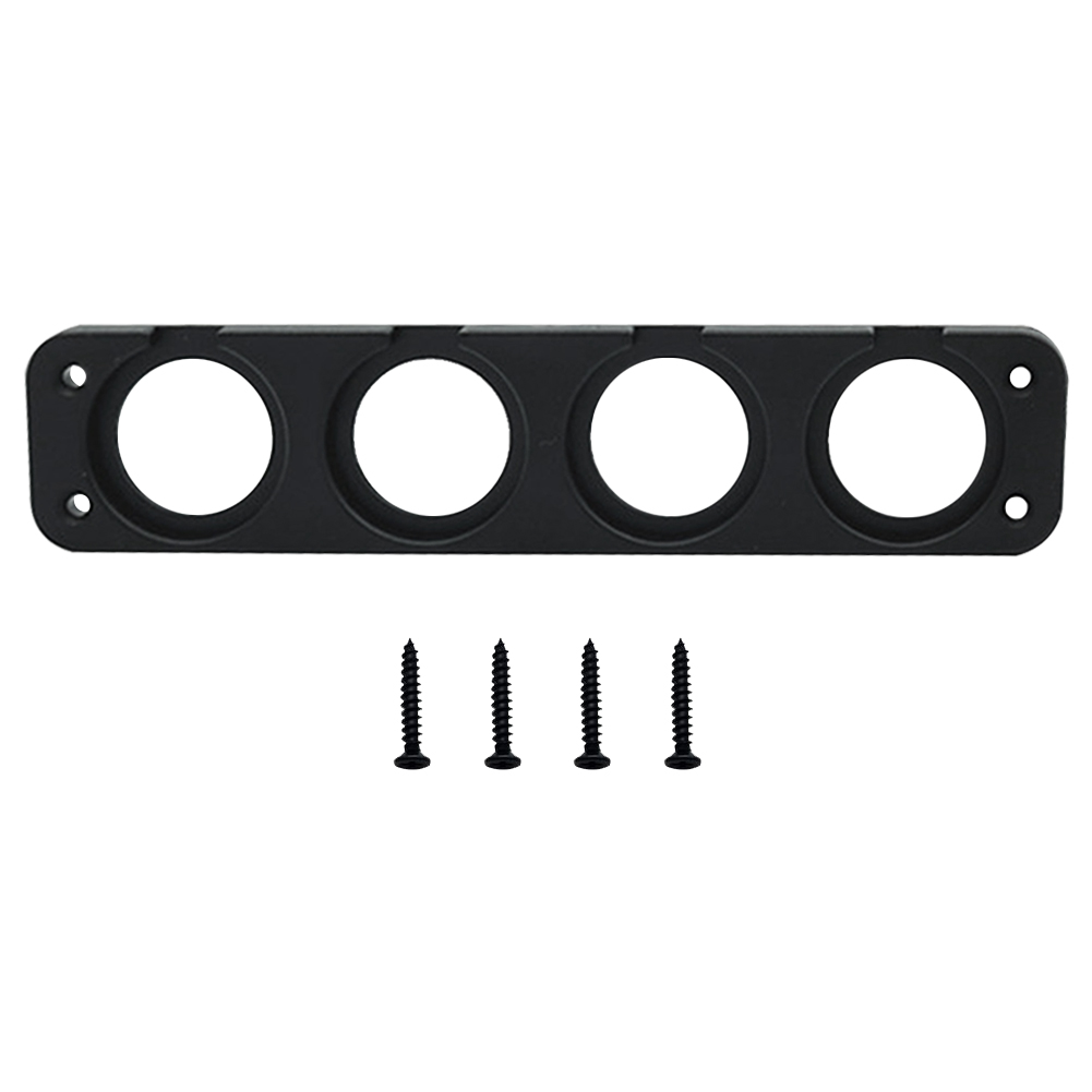 PVC With Screws Universal 1 2 3 4 Hole Lighter Bracket Car Switch Mounting Plate