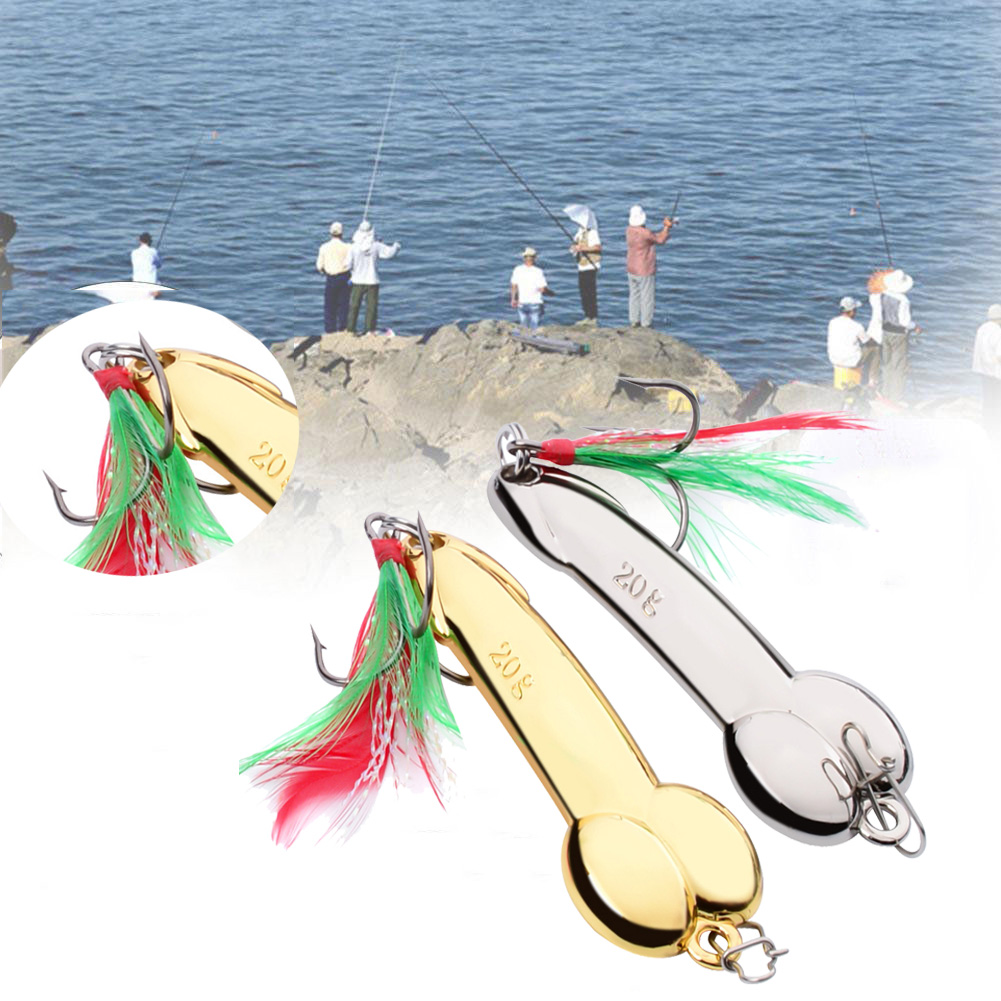  Penis Fishing Lures Tackle Hook Spinner Spoon Pike Vib Wobble  Tackle Clever Fashion : Home & Kitchen